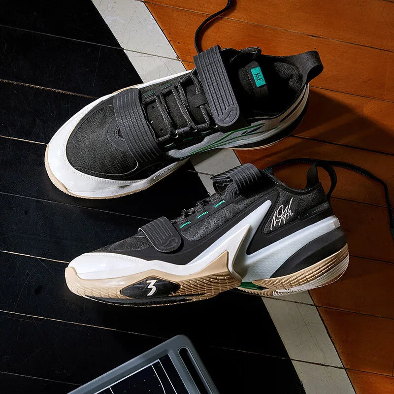 361 Degrees AG 5 Men Basketball Sport Shoes New Full Package Cushioning Rebound Wear-resistant Anti-slip Male Sneakers 672441124 - Sky Dominator