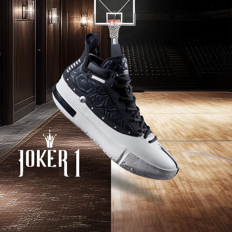 361 Degrees Joker 1 Men Basketball Shoes New Leather Breathable Non-slip Wear-resistant Shock-Absorbing Male Sneakers 572511103 - Sky Dominator