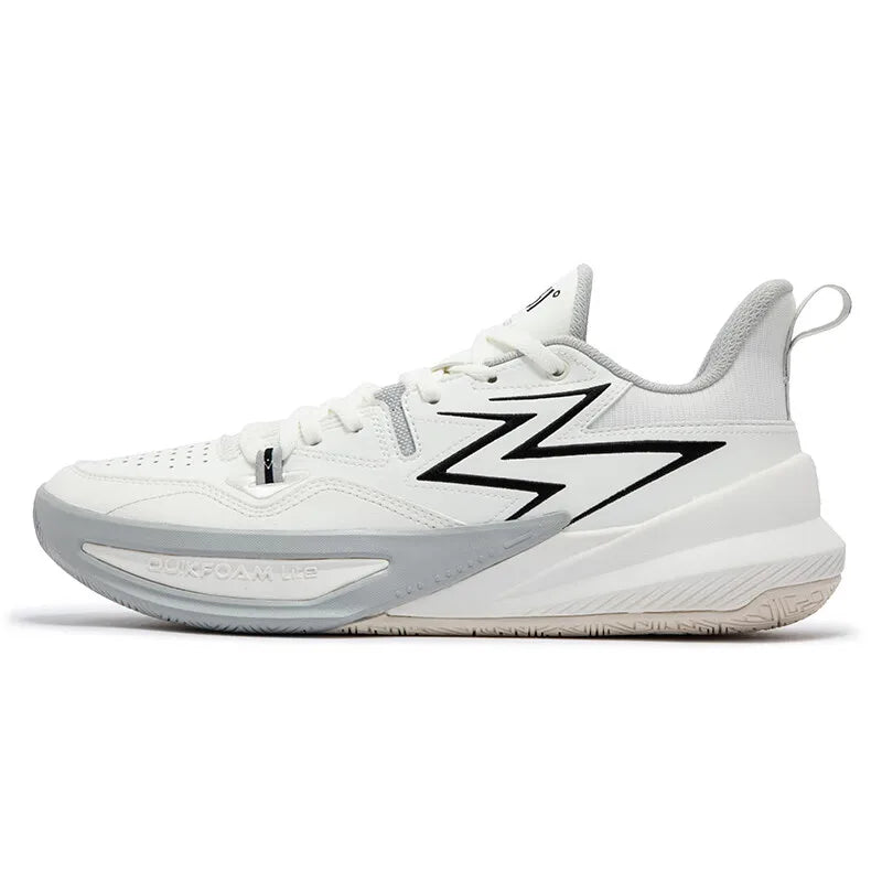 361 Degrees BIG3 Team 2.0 Men Basketball Shoe New Winter Leather Surface Wear-resistant Rebound Non-slip Male Sneakers 672441115 - Sky Dominator