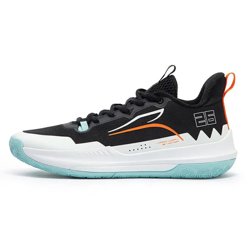 361 Degrees DVD Team Basketball Shoes Low-top Wear-resistant Non-slip Professional Actual Combat Cushion Male Sneakers 672431109 - Sky Dominator