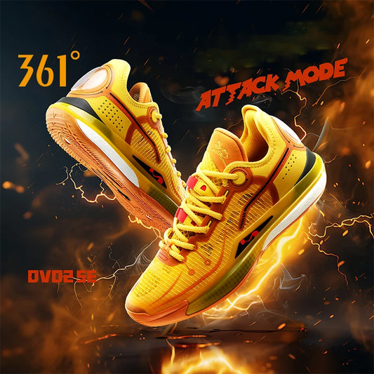 361 Degrees Men DVD2.0 SE Basketball Shoes Breathable Resistant Stable Professional Flexible Fashionable Male Sneakers 672421120 - Sky Dominator