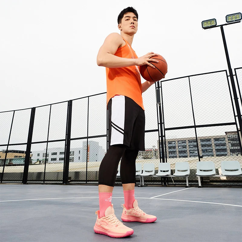 361 Degrees NEW DVD Team Basketball Shoes Men Sport Shoes Guard Cushioning Wear Resistant Protection Ankle Sneakers 672421113 - Sky Dominator