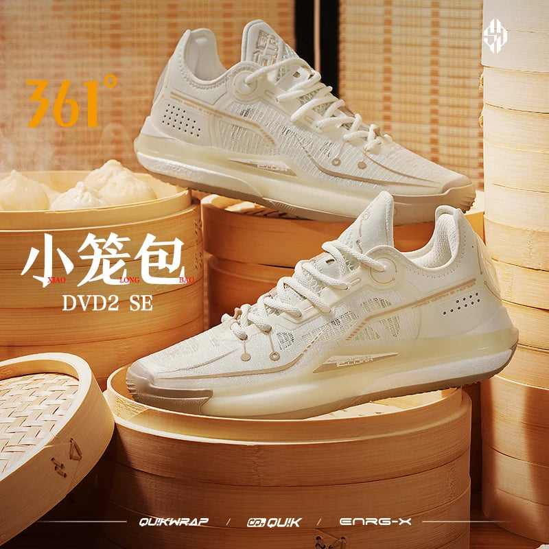361 Degrees Men DVD2.0 SE Basketball Shoes Breathable Resistant Stable Professional Flexible Fashionable Male Sneakers 672421120 - Sky Dominator