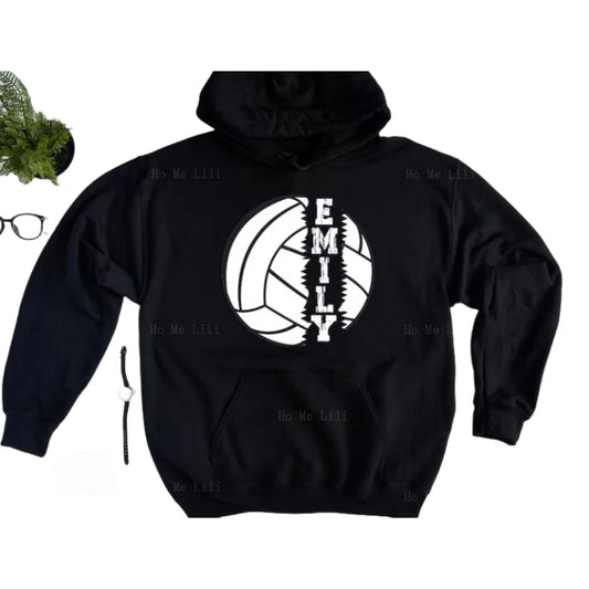 Custom Volleyball Bootleg Hoodie For Player Team Personalized Sweatshirt - Sky Dominator